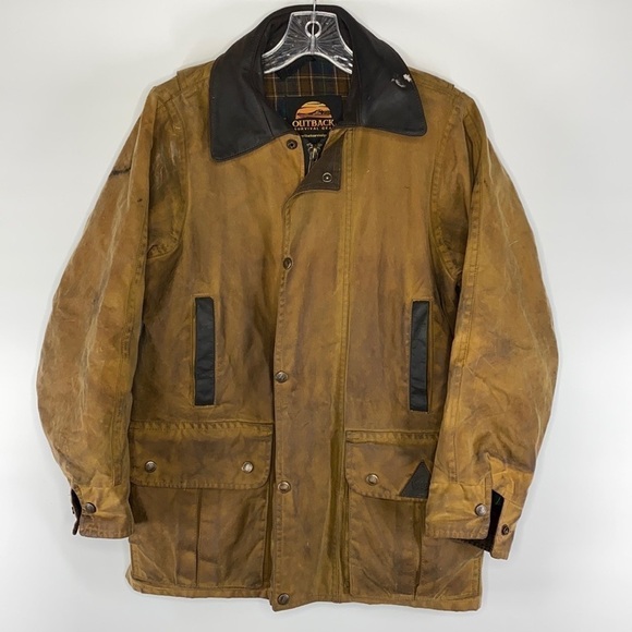 OUTBACK SURVIVAL GEAR BRUMBY OILSKIN JACKET XXS - Picture 1 of 13